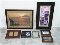 Framed Art & Picture Frames ~ 7 Pieces