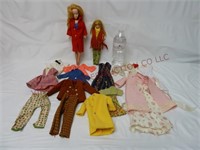 Vintage Tressy & Skipper Dolls w Clothes
