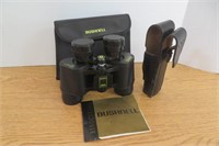 Bushnell Binoculars & leather case