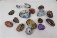 Large lof of polished rocks