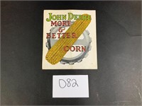 John Deere More & Better Corn Literature 1929