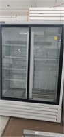Powers Double Glass Door Refrigerator