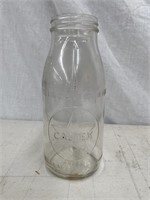 Genuine embossed Caltex quart oil bottle
