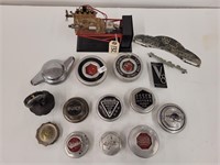 Vintage Car Oil Caps / Emblems