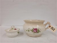 Buffalo Pottery Chamber pot / Small Bowl W/ Lid