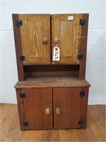 Antique Wooden Doll Hutch