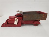 Vintage Tin Toy Truck w/ Loader & Dump Bed
