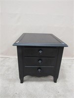 3 DRAWER STAND PAINTED BLUE:
