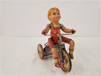 Rare Vintage Wind Up Kiddie Cycle Toy