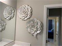 2PC FLOWER WALL ART