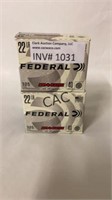 325rds Federal 22LR Automatch 40gr