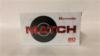 20rds Hornady 6.5 Creedmoor 140gr ELD Match