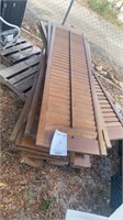 REAL WOOD SWINGING DOORS LOT