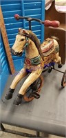 Antique Miniature Hand Carved Wooden Horse