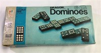 Vintage box of Milton Bradley dragon Domino’s