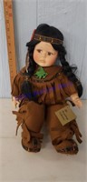 The Broadway collection porcelain Indian doll