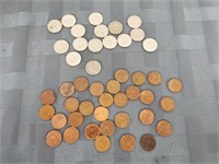 1970s, 80s, 90s Canadian Nickels and Pennies