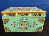 Home Sense Large Wooden Box Boho Design