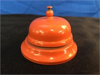 Vintage Orange Dinner Bell