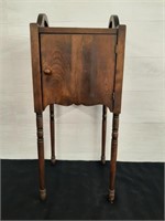 Vintage Tobacco Stand with Pipe Holders & Handles