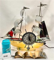 Vintage HOWARD Ship Clock Works But Needs TLC