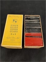Vintage Glass Medical Teaching Slides in box