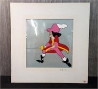 Captain Hook Animation Cell, Dated 1974