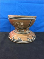 Clay Bowl with Southwestern Design