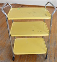 Yellow Service Cart