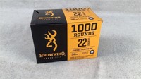 (1000) Browning 36gr 22 LR Copper Plated HP Ammo