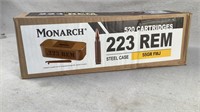 (520) Monarch 55gr 223 Remington FMJ Ammo