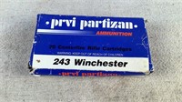 (14) PPU 243 Winchester Soft Point Ammo