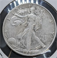 1936 United States Silver 50-Cent Half Dollar Coin