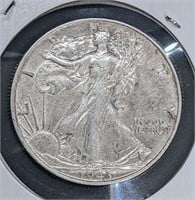 1943 United States Silver 50-Cent Half Dollar Coin