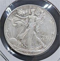 1944 United States Silver 50-Cent Half Dollar Coin