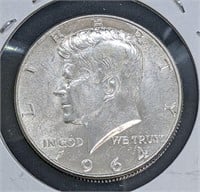 1964 United States Silver 50-Cent Half Dollar Coin