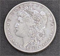 1884 United States Silver Morgan $1 Dollar Coin