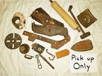 Vintage Lock, old metal iron and ore