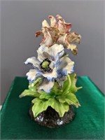 Capodimonte Flowers Signed Carlo Mollica