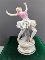 Japan Handpainted Dancer Figurine Lace