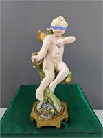 Capodimonte Figurine on Metal Base Blindfold