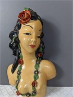 MCM Ceramic Wall Bust Tropical