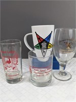 Masonic Mug and Glasses