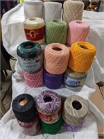 Cotton Crochet Thread Lot 6