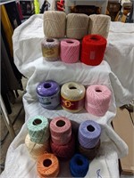 Cotton Crochet Thread Lot 8