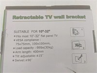 retractable tv wall bracket