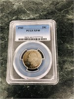 1943 Quarter PCGS XF40