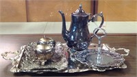 Miscellaneous lot of silver plate