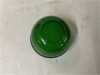 GREEN GLASS BOWL