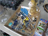 TRAY LOT -- COSTUME JEWELRY ETC